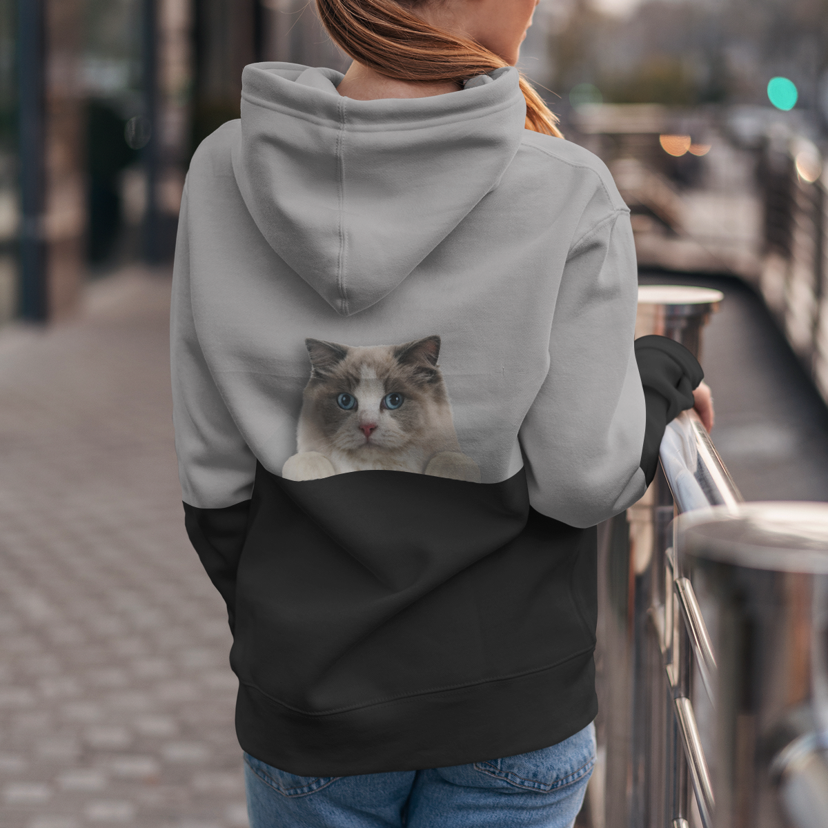 Can You See Me - Ragdoll Cat Hoodie V1