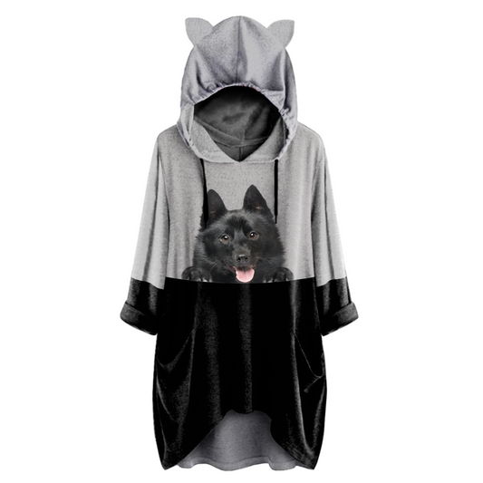 Can You See Me Now - Schipperke Hoodie With Ears V1