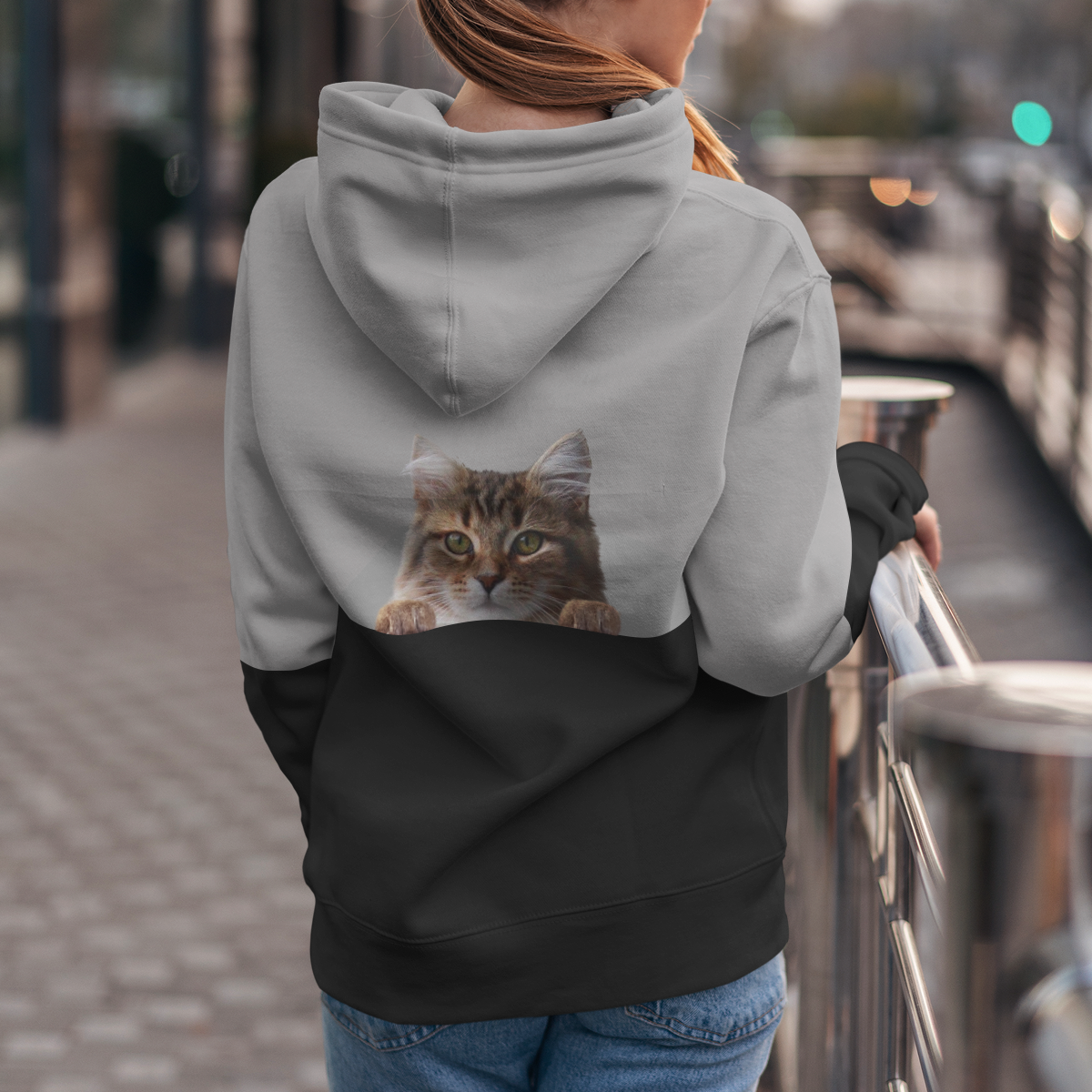 Can You See Me - Siberian Cat Hoodie V1