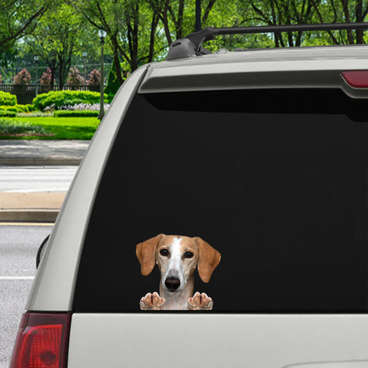 Can You See Me Now - Smooth Saluki Car/ Door/ Fridge/ Laptop Sticker V1