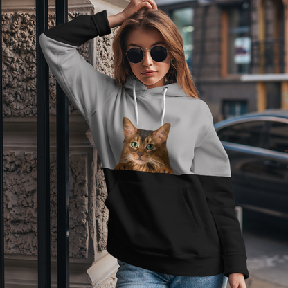 Can You See Me - Somali Cat Hoodie V1