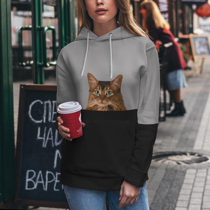 Can You See Me - Somali Cat Hoodie V1