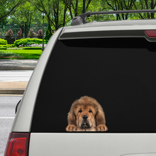 Can You See Me Now - Tibetan Mastiff Car/ Door/ Fridge/ Laptop Sticker V1
