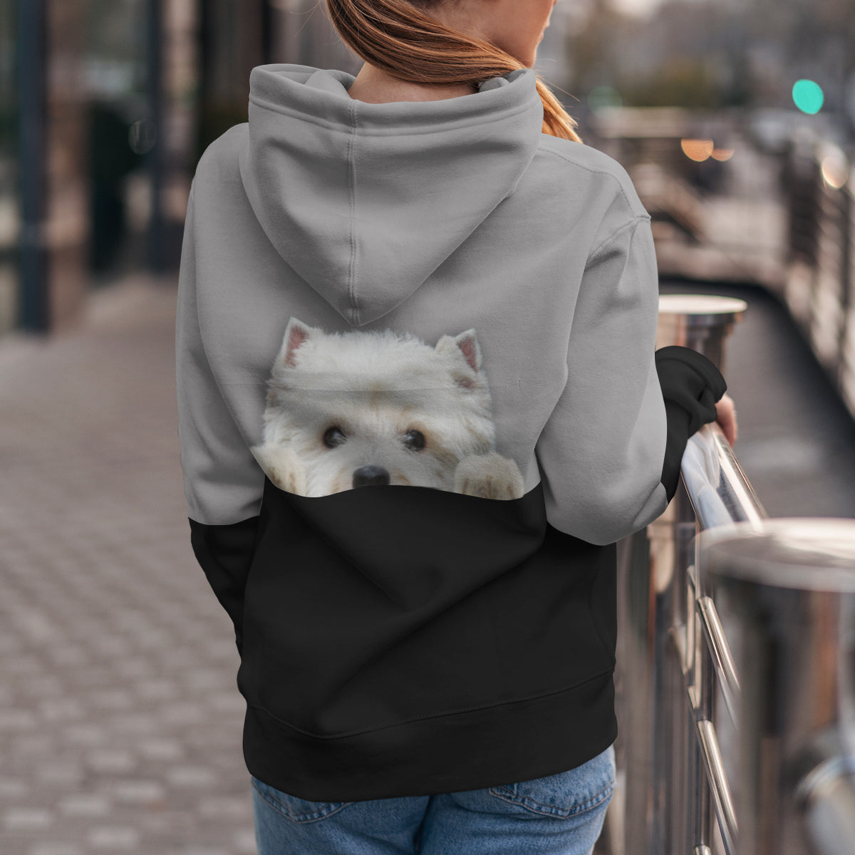 Can You See Me - West Highland White Terrier Hoodie V1