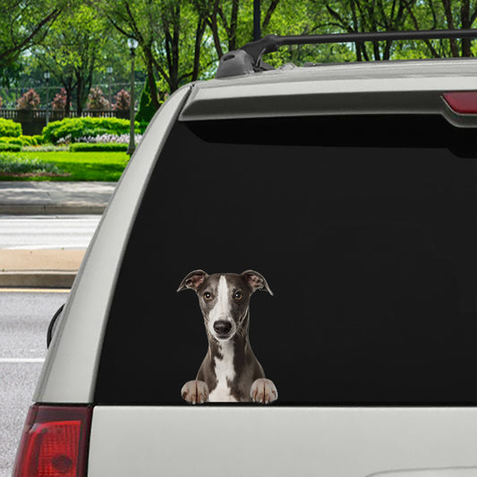 Can You See Me Now - Whippet Car/ Door/ Fridge/ Laptop Sticker V2