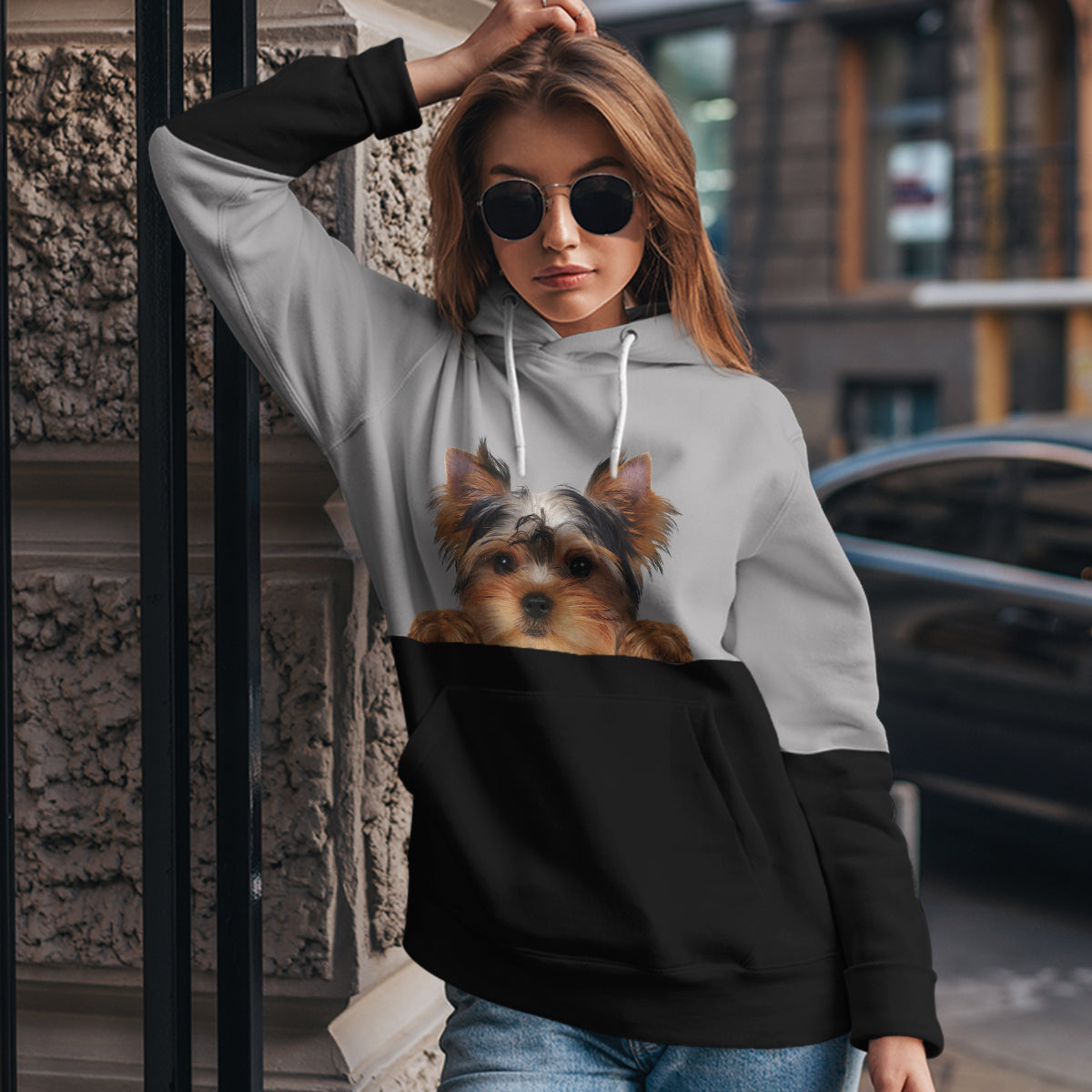 Can You See Me - Yorkshire Terrier Hoodie V2