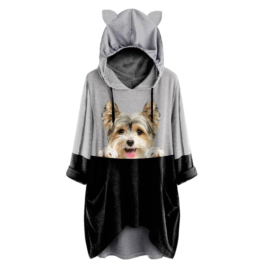 Can You See Me Now - Yorkshire Terrier Hoodie With Ears V3