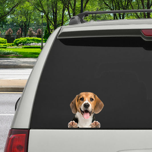 Can You See Me Now - Beagle Car/ Door/ Fridge/ Laptop Sticker V1