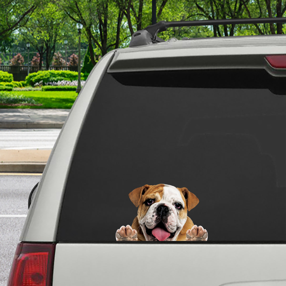 Can You See Me Now - English Bulldog Car/ Door/ Fridge/ Laptop Sticker V1