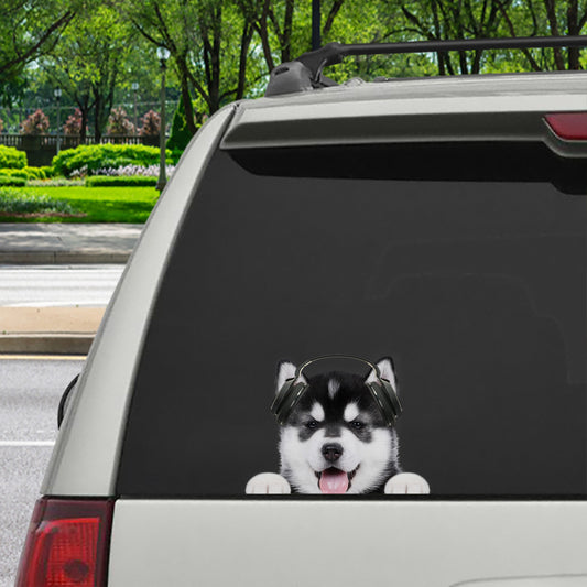Can You See Me Now - Husky Car/ Door/ Fridge/ Laptop Sticker V4
