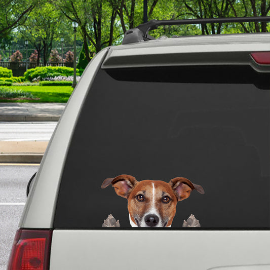 Can You See Me Now - Jack Russell Terrier Car/ Door/ Fridge/ Laptop Sticker V1