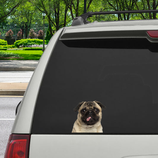 Can You See Me Now - Pug Car/ Door/ Fridge/ Laptop Sticker V2