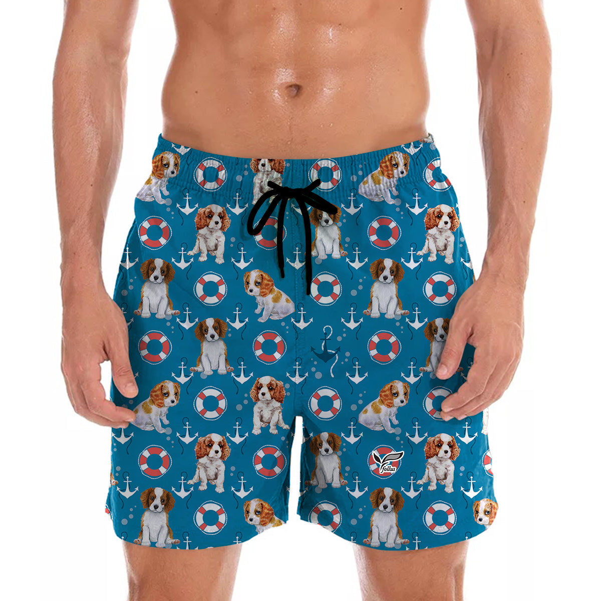 Cavalier King Charles Spaniel - Hawaiian Shorts V7