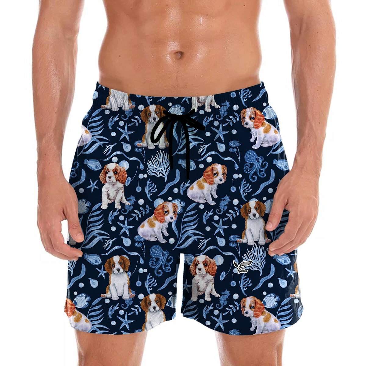 Cavalier King Charles Spaniel - Hawaiian Shorts V8