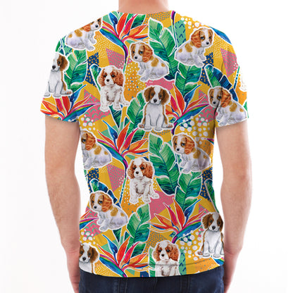 Cavalier King Charles Spaniel - T-Shirt Hawaïen V1