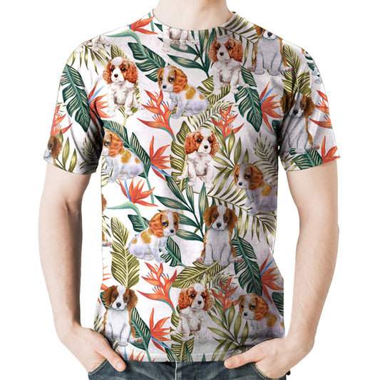 Cavalier King Charles Spaniel - T-Shirt Hawaïen V2