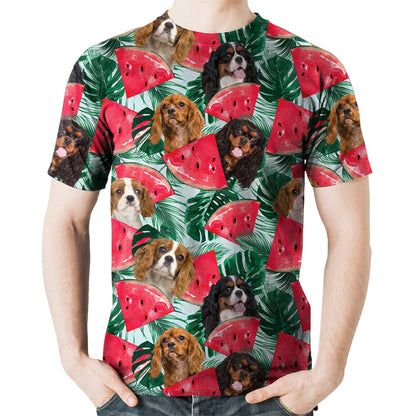 Cavalier King Charles Spaniel - T-Shirt hawaïen V4