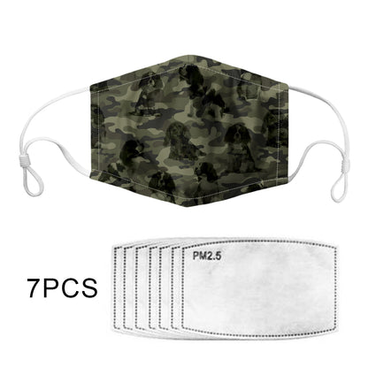 Cavalier King Charles Spaniel Camo F-Maske V1