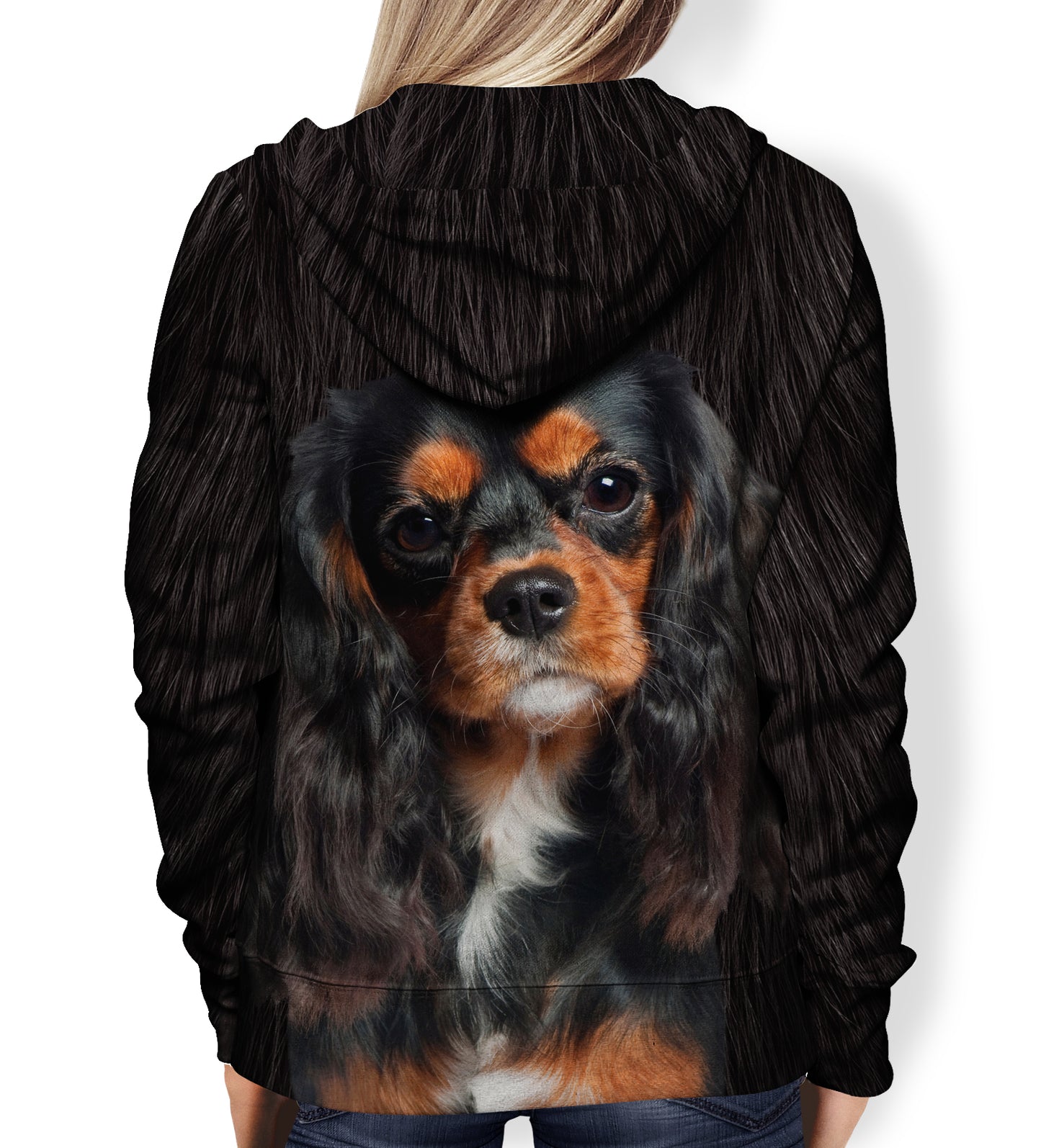 Sweat à capuche Cavalier King Charles Spaniel - All Over V3