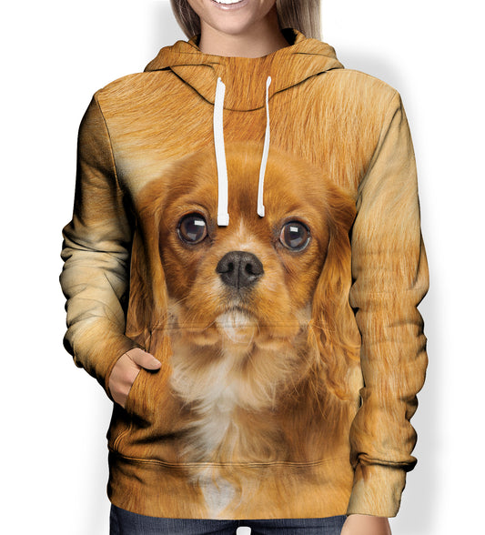 Sweat à capuche Cavalier King Charles Spaniel - All Over V5