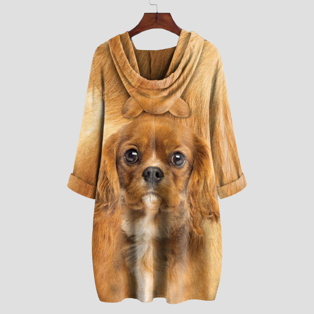 Cavalier King Charles Spaniel Mom - Hoodie With Ears V2