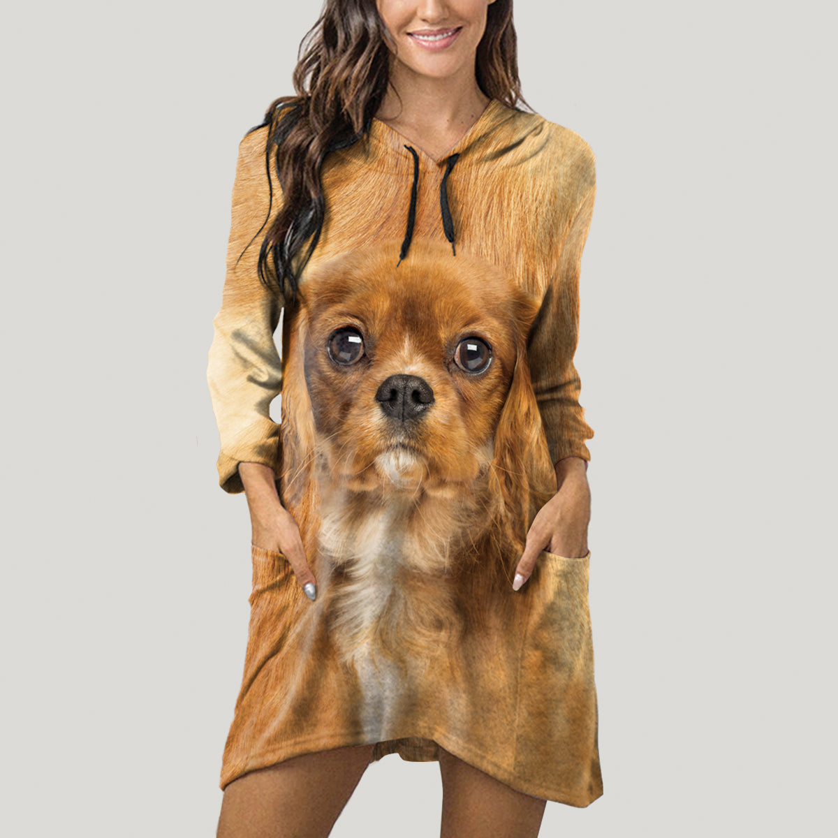 Cavalier King Charles Spaniel Mom - Hoodie With Ears V2