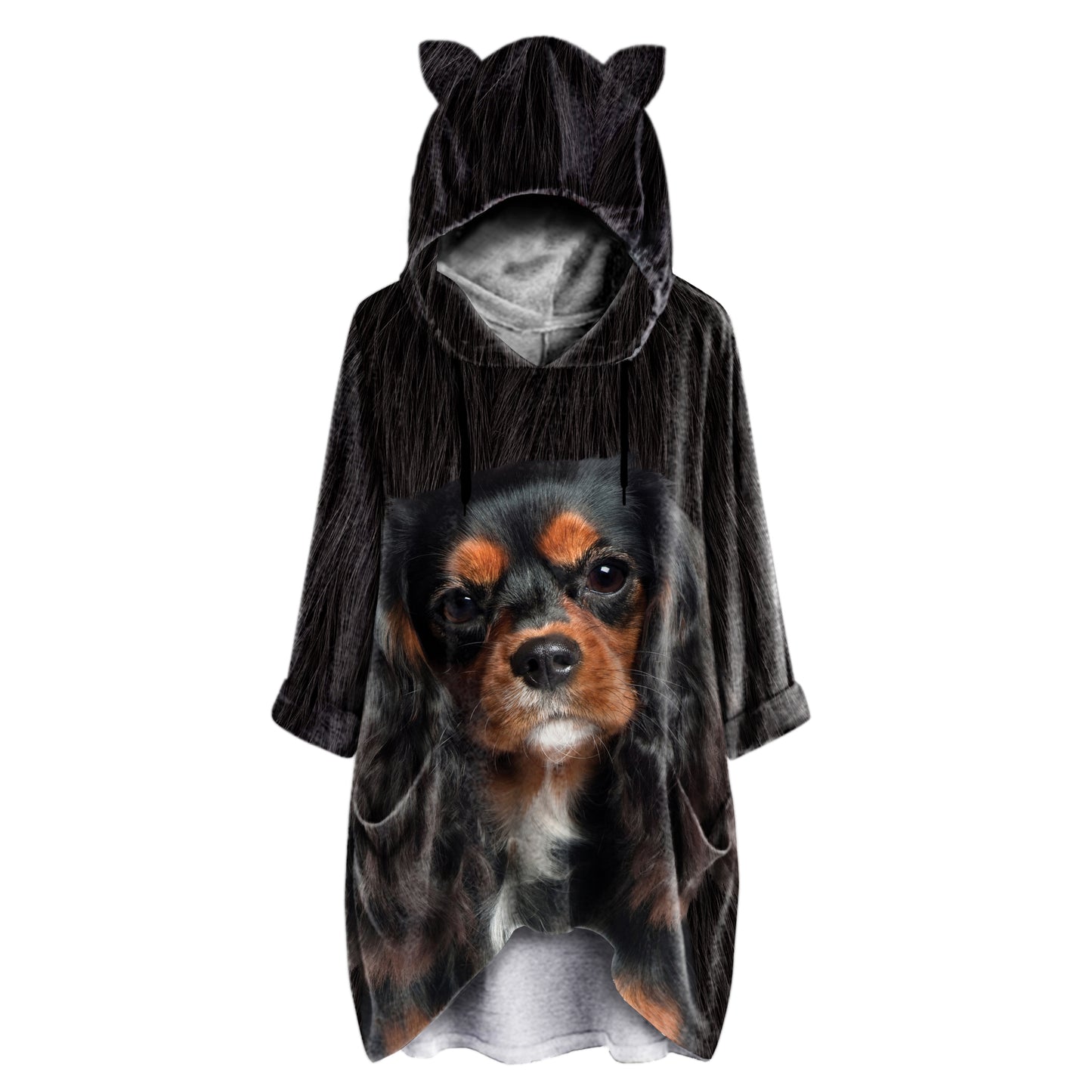 Cavalier King Charles Spaniel Mom - Hoodie With Ears V4