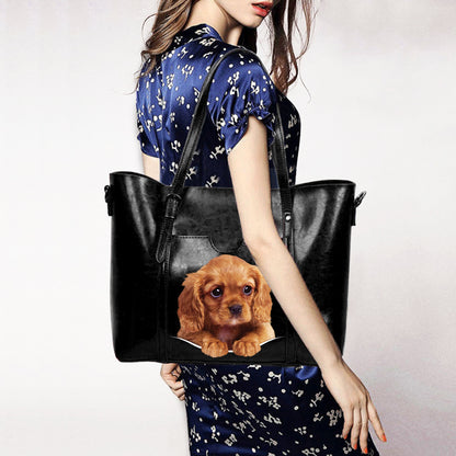 Cavalier King Charles Spaniel Unique Handbag V3