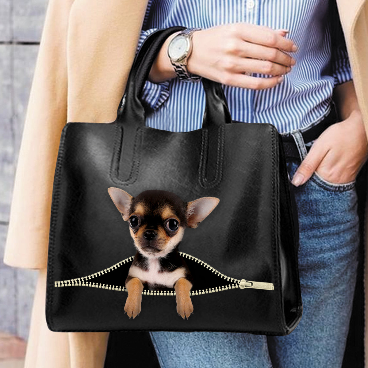 Chihuahua Luxushandtasche V5