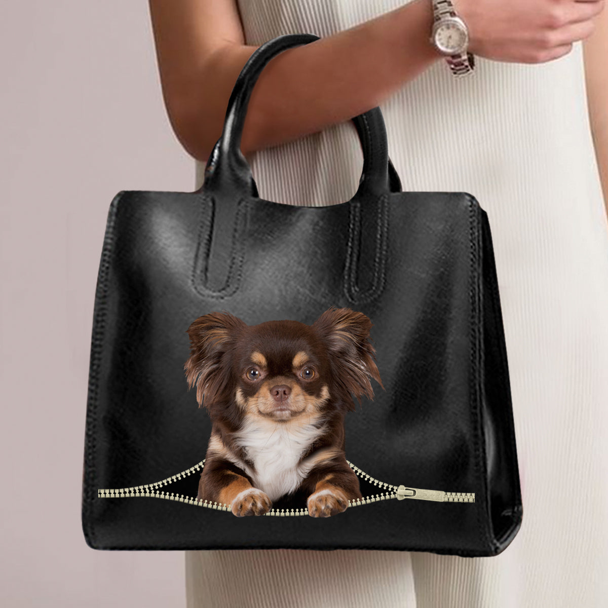 Chihuahua Luxury Handbag V7