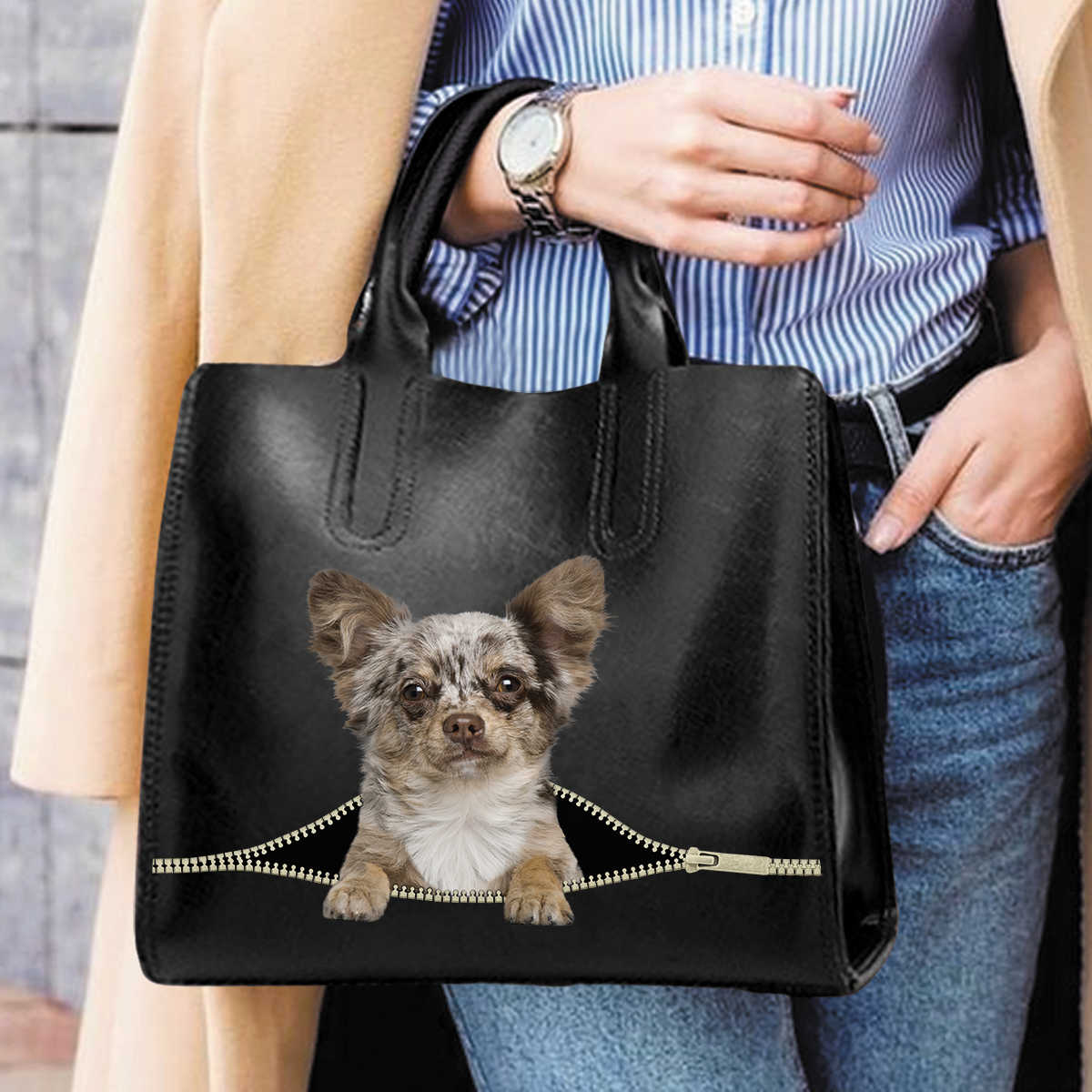 Chihuahua Luxury Handbag V9