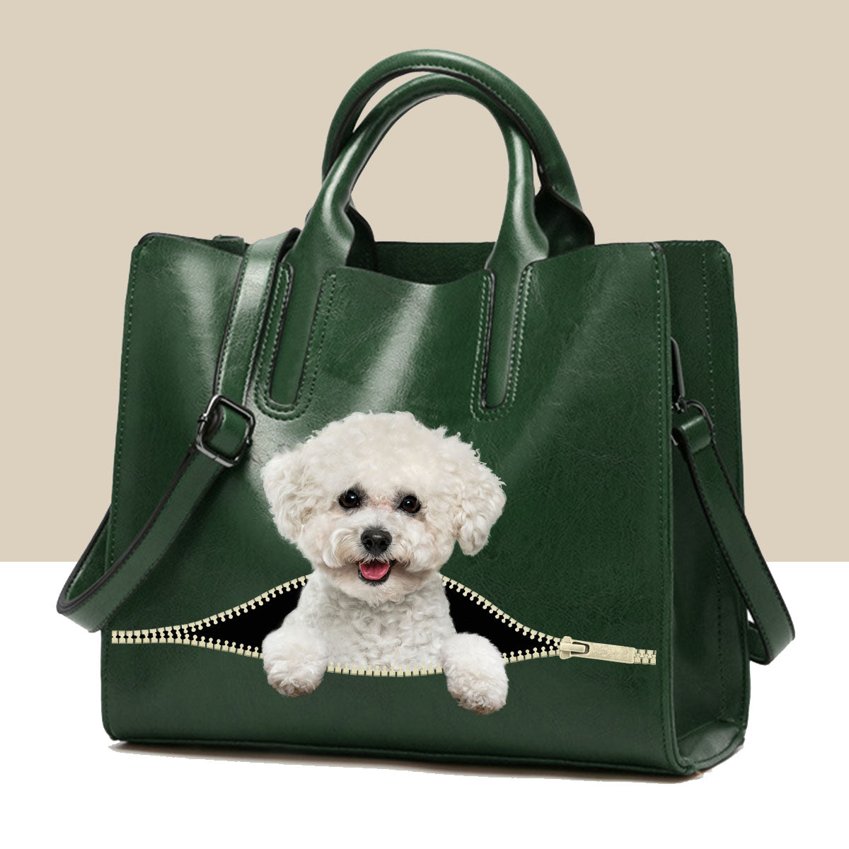 Chill Out Time avec Bichon Frise - Sac à main de luxe V1