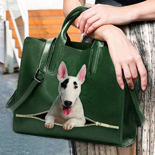 Chill Out Time With Bull Terrier - Luxury Handbag V1
