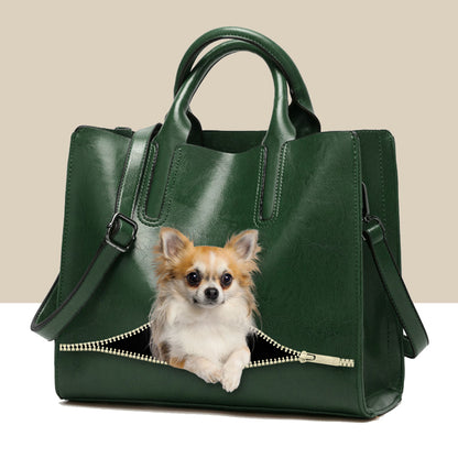 Chill Out Time avec Chihuahua - Sac à main de luxe V1