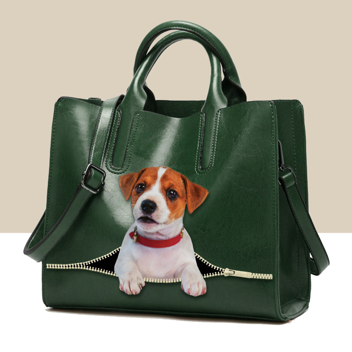 Chill Out Time With Jack Russell Terrier - Luxury Handbag V2