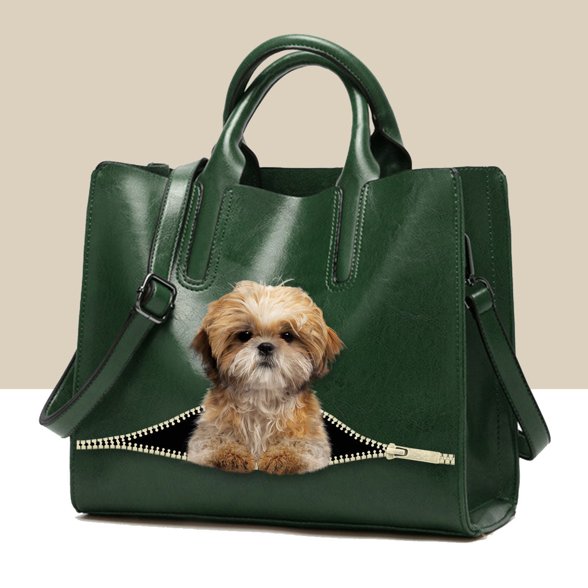 Chill Out Time With Shih Tzu - Luxury Handbag V1