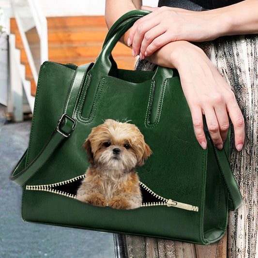 Chill Out Time With Shih Tzu - Luxury Handbag V1