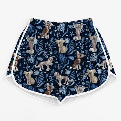 Chinese Crested - Colorful Women's Running Shorts V3