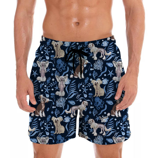 Chinese Crested - Hawaiian Shorts V3