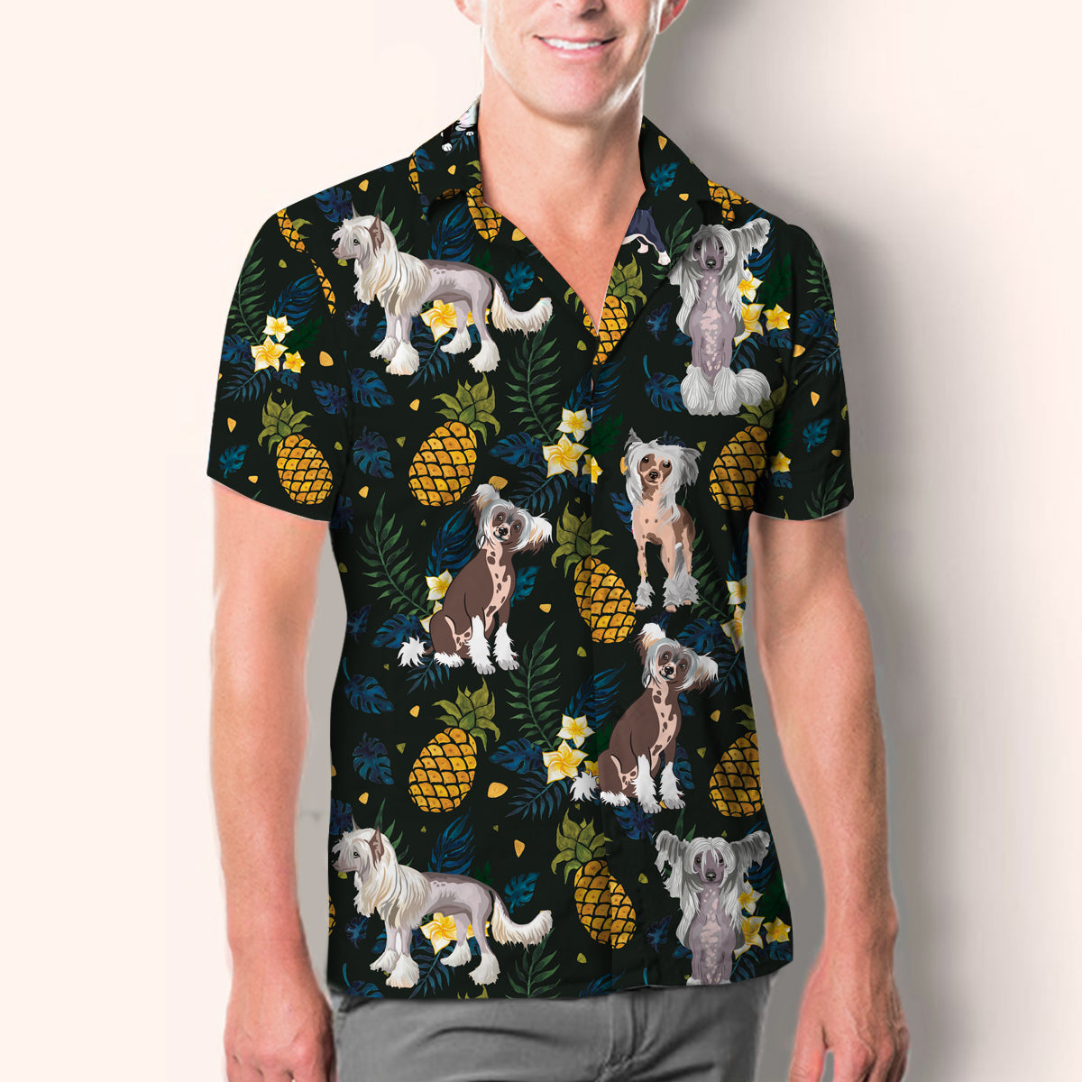 Chinese Crested - Hawaiian Shirt V1