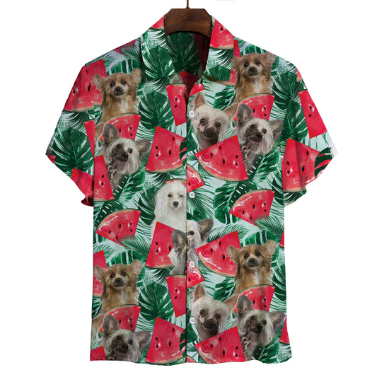 Chinese Crested - Hawaiihemd V2