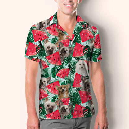 Chinese Crested - Hawaiian Shirt V2