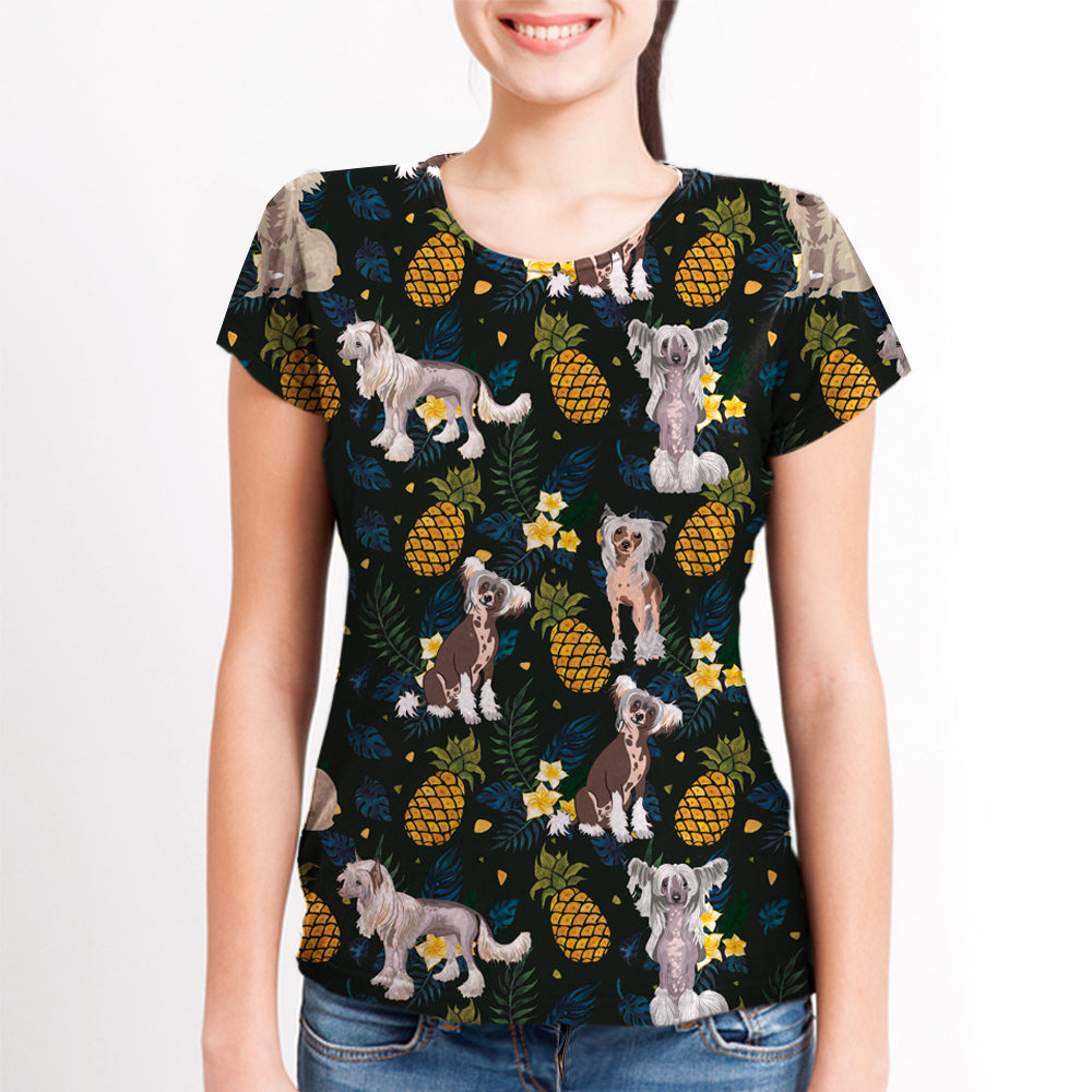 Chinese Crested - Hawaii-T-Shirt V1
