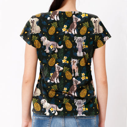 Chinese Crested - Hawaii-T-Shirt V1