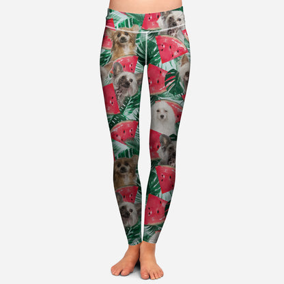 Chinesischer Schopf - Bunte Leggings V1