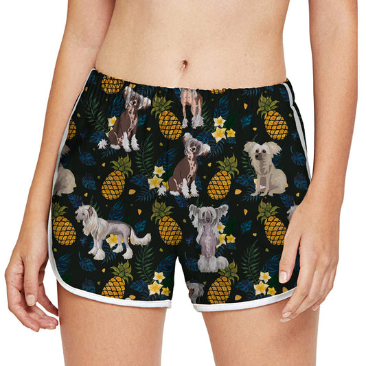 Chinese Crested - Colorful Women's Running Shorts V2
