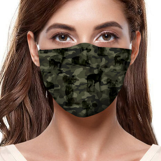 Masque F camouflage chinois à crête V1