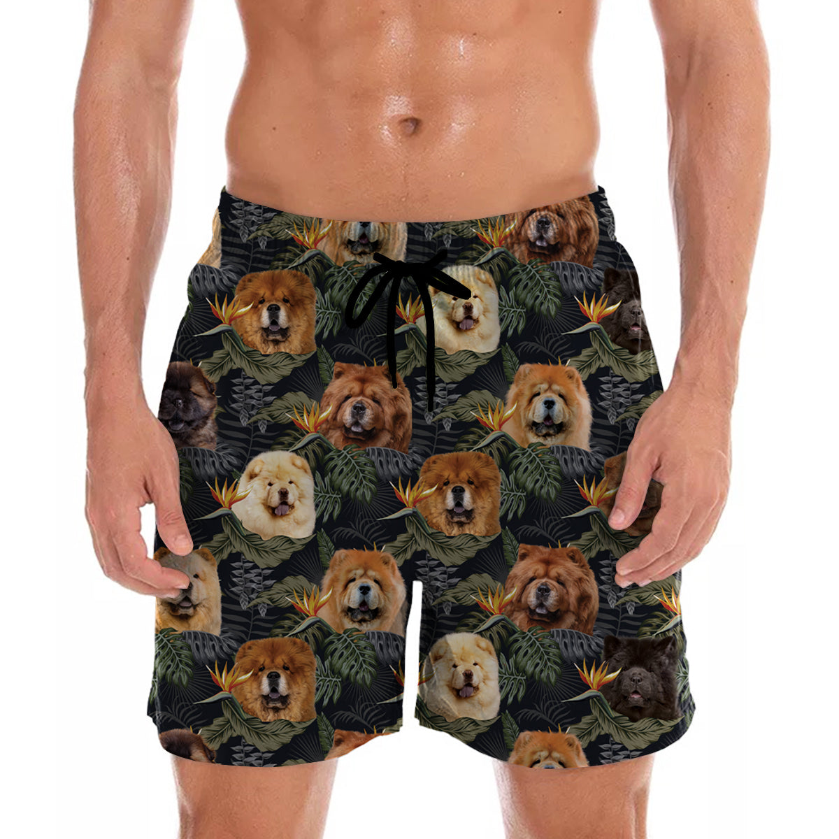 Chow Chow - Short hawaïen V2