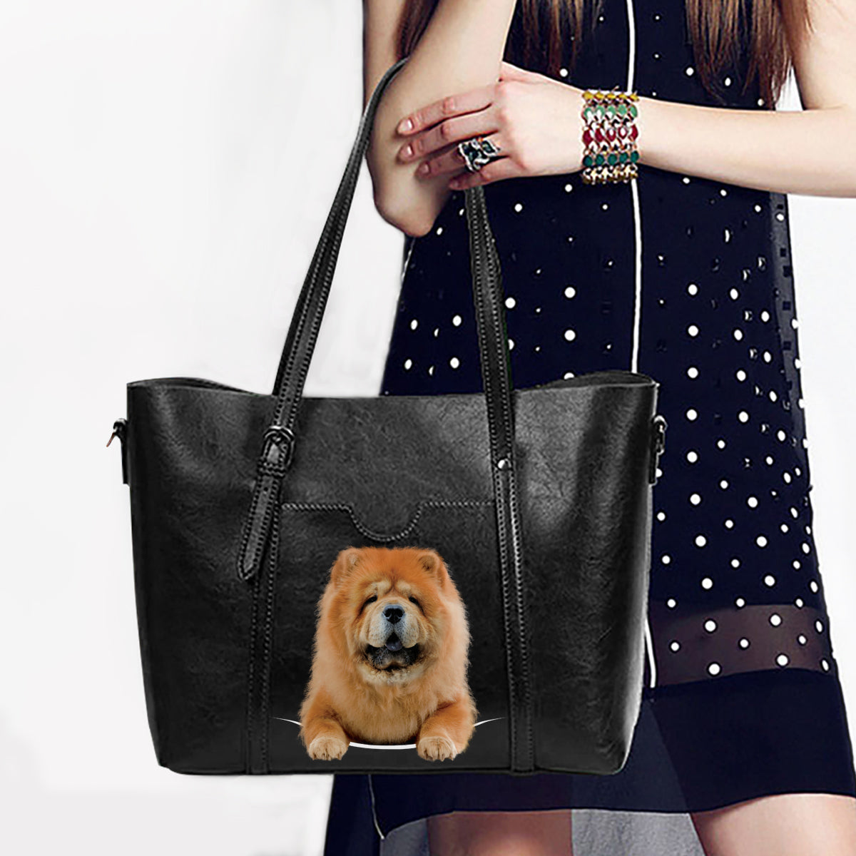 Chow Chow Einzigartige Handtasche V1