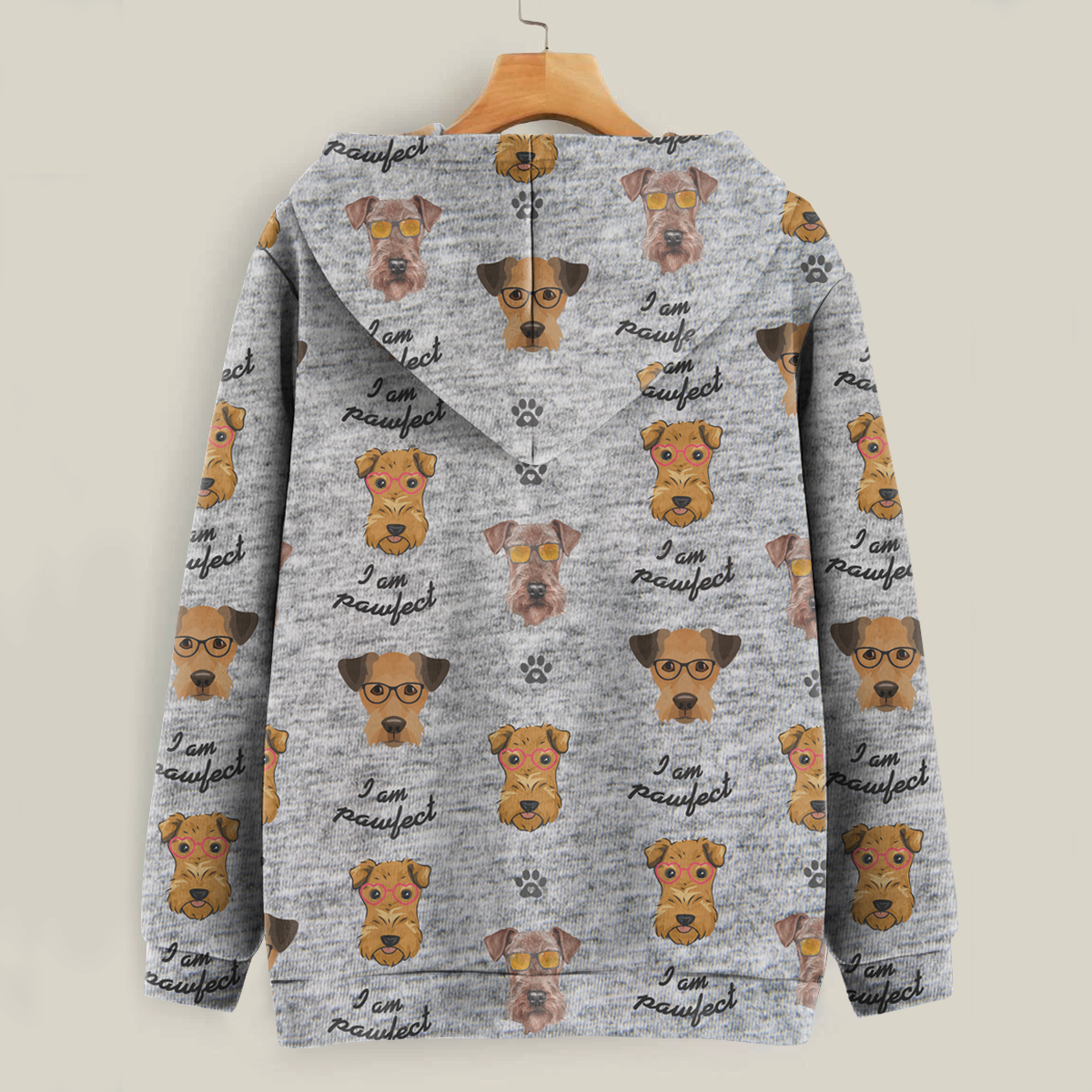 Ich bin Pawfect - Airedale Terrier Hoodie
